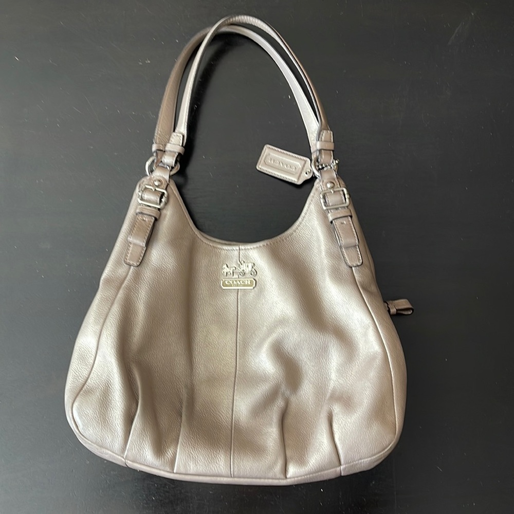 Coach Maggie Madison bag. The bag is a true Beauty!!! Silver/metallic